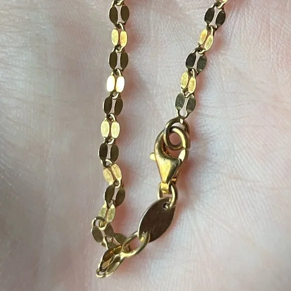 Vintage Elegant Designer 925 Sterling Silver Gold Tone Chain Twist Bracelet 7” - Picture 6 of 6